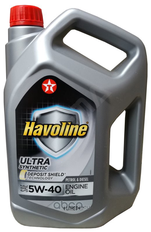 Cинтетическое моторное масло Havoline Ultra 5w-40 4л.