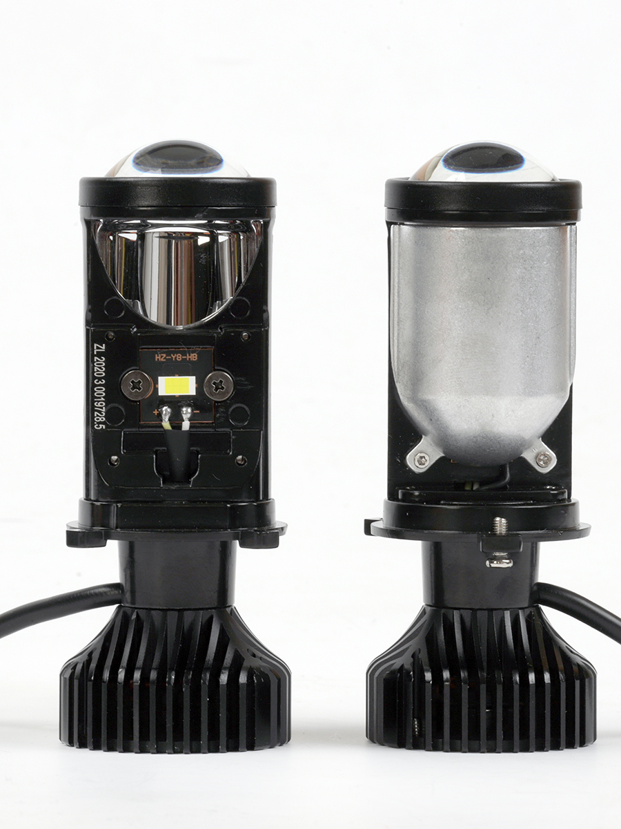 Комплект светодиодных ламп с мини линзой Н4 mini